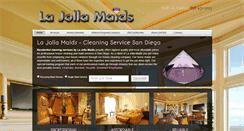 Desktop Screenshot of lajollamaids.com